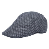 WITHMOONS Breathable Mesh Summer Hat Newsboy Ivy Cap Cabbie Cap UZ30053 (Grey)